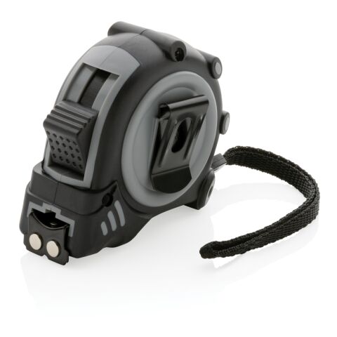 RCS återvunnen plast Grip 5M/19mm måttband grå-svart | Inget reklamtryck | Inte tillgängligt | Inte tillgängligt