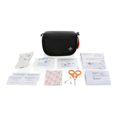 Postbart första hjälpen-set i RCS återvunnen nubuck PU svart | Inget reklamtryck | Inte tillgängligt | Inte tillgängligt