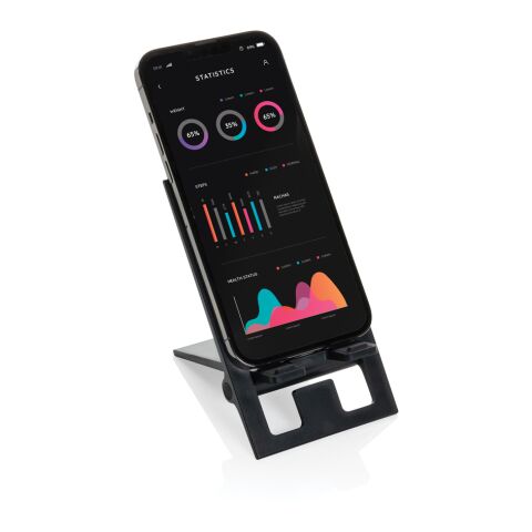 SnapStand vikbart mobilställ i RCS återvunnen plast svart | Inget reklamtryck | Inte tillgängligt | Inte tillgängligt