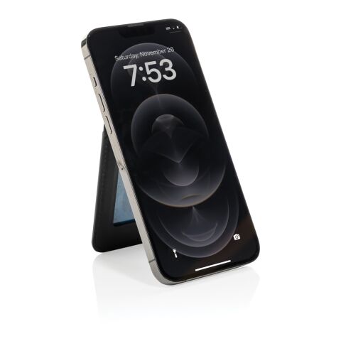 Magstand RCS återvunnen PU magnetisk telefonplånbok med stat svart | Inget reklamtryck | Inte tillgängligt | Inte tillgängligt