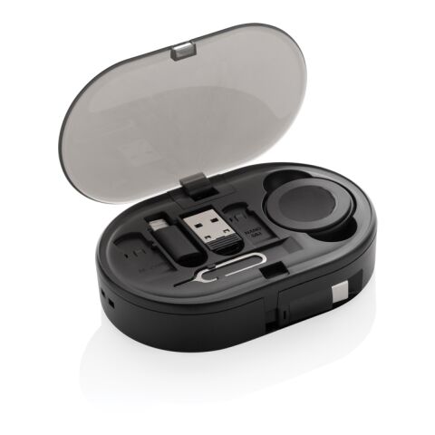 Chargevix Multifunktionell 60W laddning i RCS återv. plast svart | Inget reklamtryck | Inte tillgängligt | Inte tillgängligt