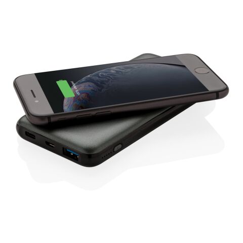 10.000 mAh snabbladdande 10W trådlös powerbank med PD grå | Inget reklamtryck | Inte tillgängligt | Inte tillgängligt