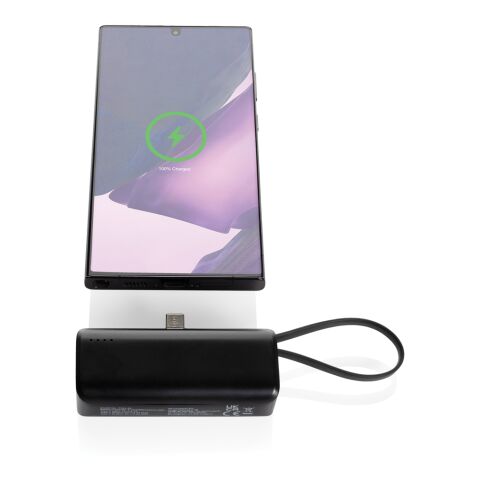 Powerlink RCS rplast 3000 mAh powerbank USB C-kontakt svart | Inget reklamtryck | Inte tillgängligt | Inte tillgängligt