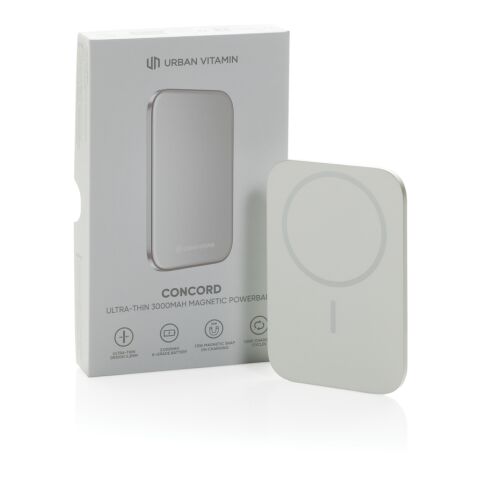 Urban Vitamin Concord RCS Ultratunn 3000 mAh powerbank silver