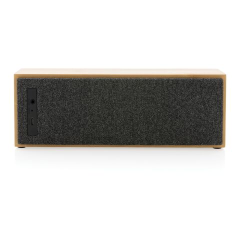 Wynn 10W FSC®bambu trådlös högtalare brun | Inget reklamtryck | Inte tillgängligt | Inte tillgängligt