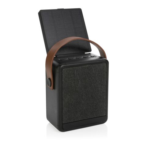 Skywave 12W solcellshögtalare RCS återvunnen plast svart | Inget reklamtryck | Inte tillgängligt | Inte tillgängligt