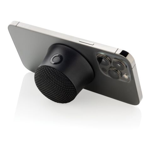 Magtune RCS magnetisk 5W högtalare av återvunnen plast svart | Inget reklamtryck | Inte tillgängligt | Inte tillgängligt