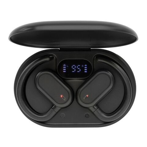 Fitsound RCS TWS öronsnäckor öppet öra i återvunnen plast svart | Inget reklamtryck | Inte tillgängligt | Inte tillgängligt