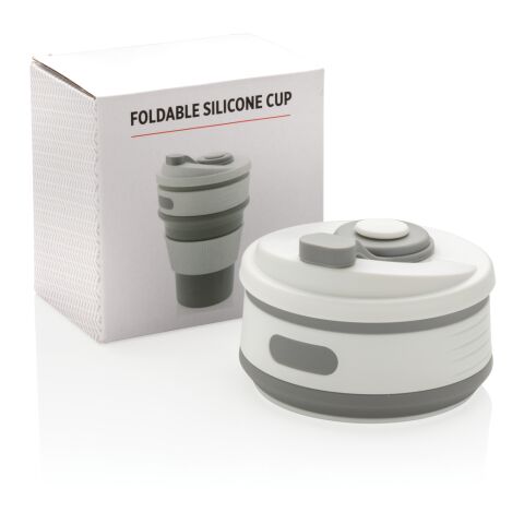 Hopvikbar silikonmugg grå | Inget reklamtryck | Inte tillgängligt | Inte tillgängligt