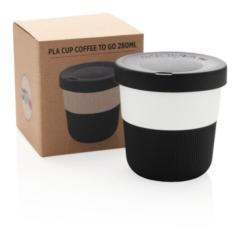PLA cup coffee to go 280ml svart | Inget reklamtryck | Inte tillgängligt | Inte tillgängligt