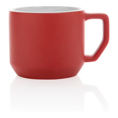 Keramikmugg modern röd | Inget reklamtryck | Inte tillgängligt | Inte tillgängligt