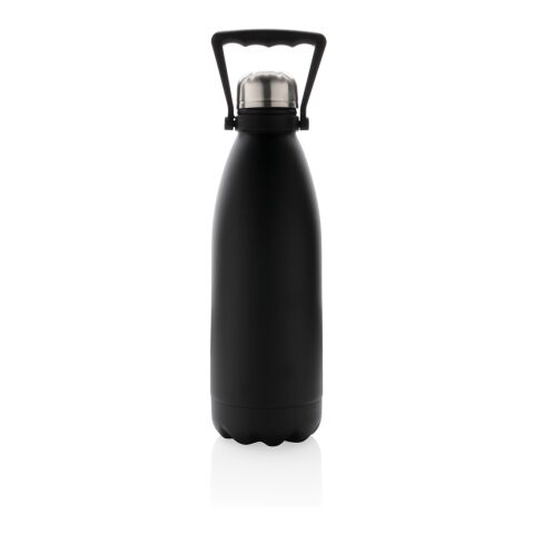 Stor vakuumflaska RCS återvunnen stainless steel 1.5L svart | Inget reklamtryck | Inte tillgängligt | Inte tillgängligt