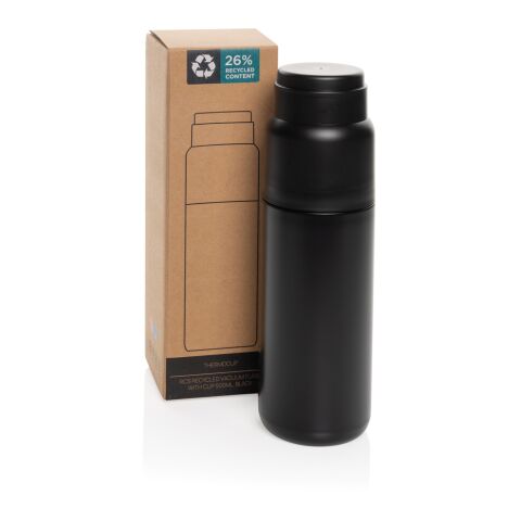 Thermocup RCS återvunnen vakuumflaska med kopp 500 ml svart