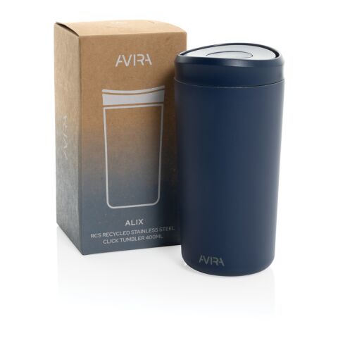Avira Alix RCS re-steel klickmugg 400ML marinblå | Inget reklamtryck | Inte tillgängligt | Inte tillgängligt