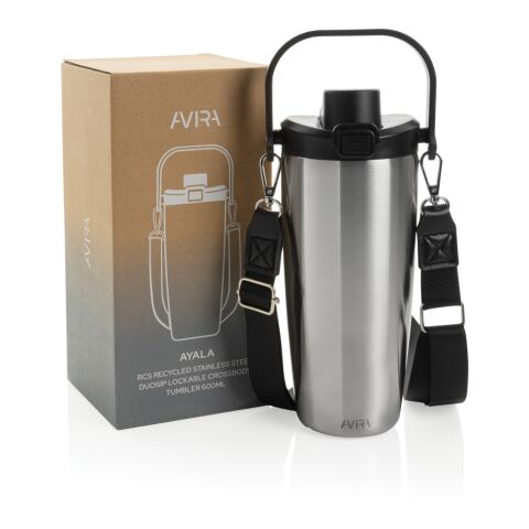 Avira Ayla RCS återvunnet stål duosip låsbar axelremsmugg silver | Inget reklamtryck | Inte tillgängligt | Inte tillgängligt