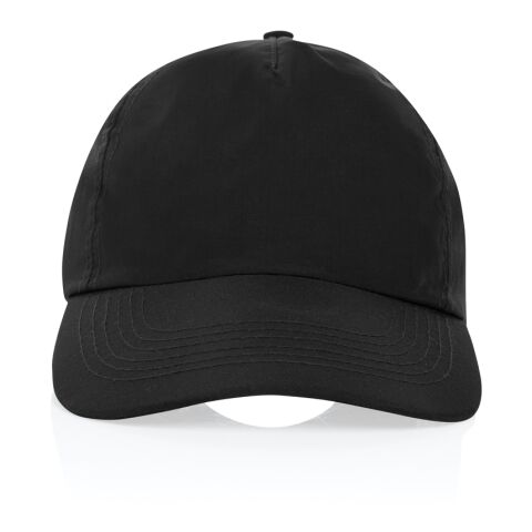 KENTO URBAN RCS återvunnen nylon 5-panels baseballkeps svart | Inget reklamtryck | Inte tillgängligt | Inte tillgängligt | Inte tillgängligt