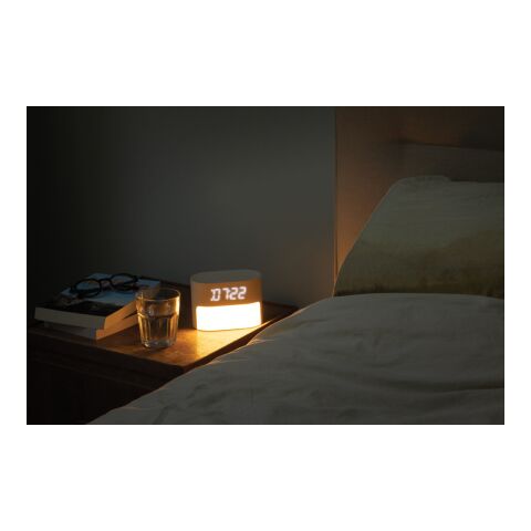 LumaRise RCS väckarklocka med vitt brus tillverkad av plast beige | Inget reklamtryck | Inte tillgängligt | Inte tillgängligt