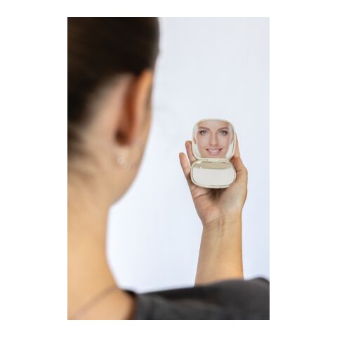 Reflecta RCS sminkspegel av återvunnen plast beige | Inget reklamtryck | Inte tillgängligt | Inte tillgängligt