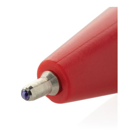 Vibe GRS-certifierad R-ABS-pennan med ultraglidande bläck röd-vit | Inget reklamtryck | Inte tillgängligt | Inte tillgängligt