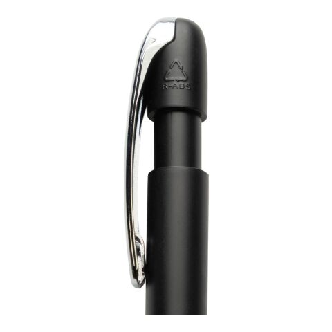 Glide GRS-certifierad R-ABS Penna med metallklips svart | Inget reklamtryck | Inte tillgängligt | Inte tillgängligt