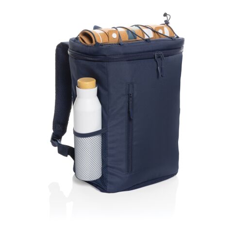 Sonny Aware™ RPET kylryggsäck marinblå | Inget reklamtryck | Inte tillgängligt | Inte tillgängligt