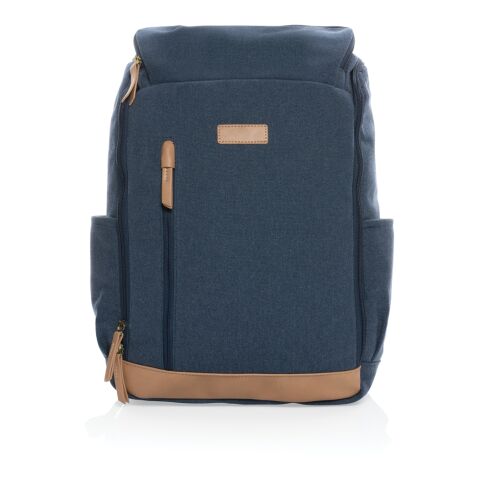 Impact AWARE™ 15" laptopryggsäck i 16 oz. återvunnen canvas blå