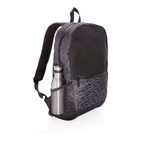 RPET reflekterande laptopryggsäck med AWARE™ spårämne svart | Inget reklamtryck | Inte tillgängligt | Inte tillgängligt | Inte tillgängligt