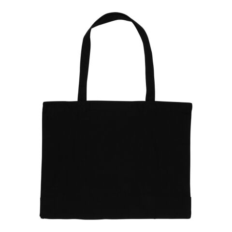 Impact AWARE™ shoppingkasse m. bälg, återvunnen bomull 145gr svart | Inget reklamtryck | Inte tillgängligt | Inte tillgängligt | Inte tillgängligt