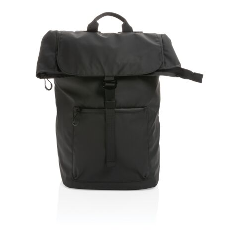 Impact AWARE™ RPET vattentålig 15.6"laptopryggsäck svart | Inget reklamtryck | Inte tillgängligt | Inte tillgängligt | Inte tillgängligt
