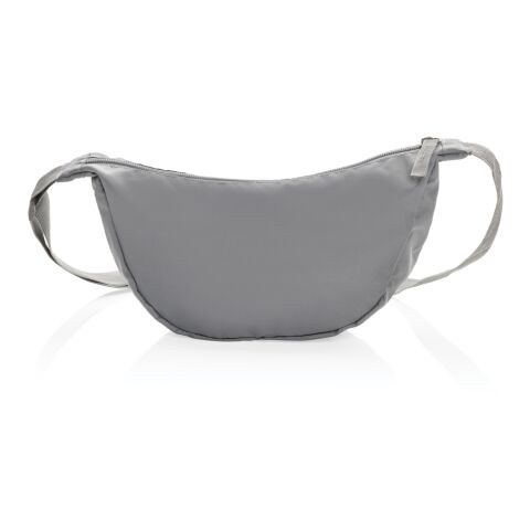 Crescent AWARE™ RPET Halvmåneformad crossbody-väska silvergrå