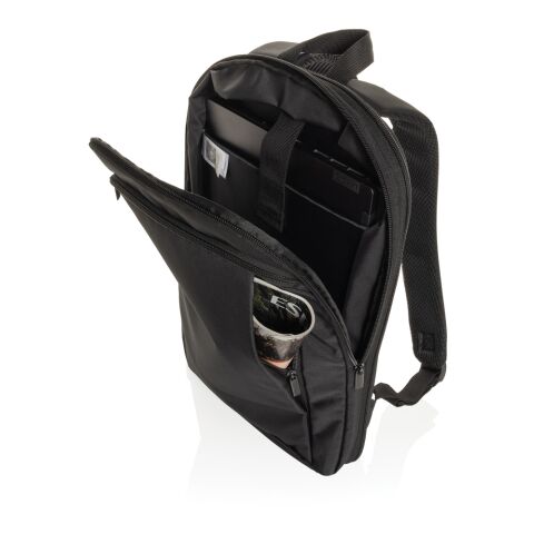 Flexpack Aware™ RPET expanderbar smal 15,6 laptop ryggsäck svart