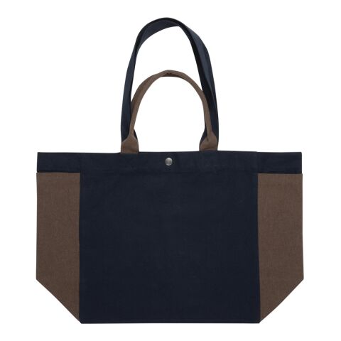 BEAU AWARE™ 400 gsm återvunnen canvas allround shoppingväska marinblå