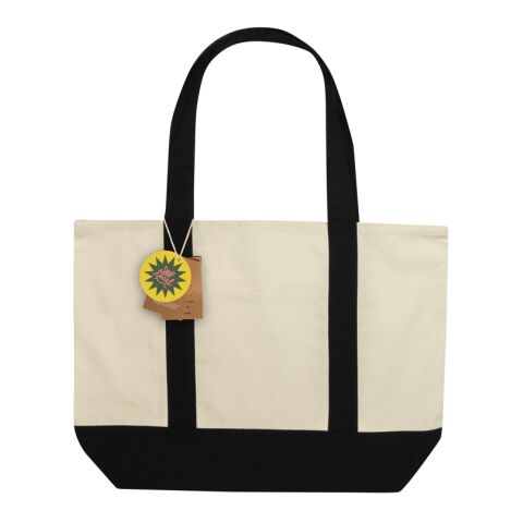 SHOP LOCAL AWARE™ återvunnen bomull 350 gsm Toteväska svart