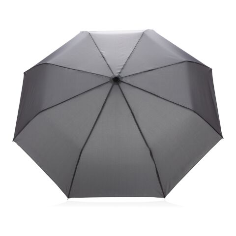 20.5&quot; Impact AWARE™ RPET 190T Pongee paraply bambu grå | Inget reklamtryck | Inte tillgängligt | Inte tillgängligt