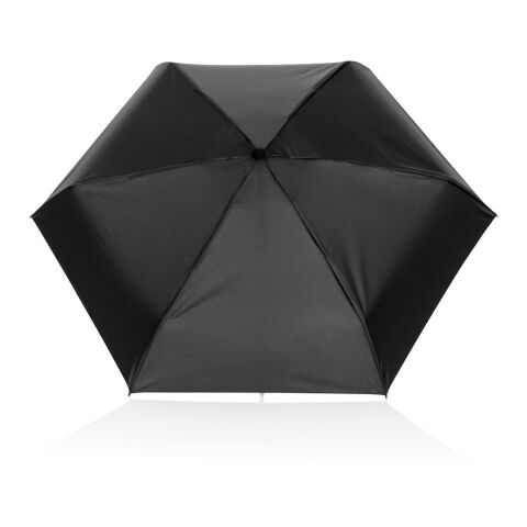 19,5” Aware™ RPET super mini manuell 190T Pongee paraply svart | Inget reklamtryck | Inte tillgängligt | Inte tillgängligt