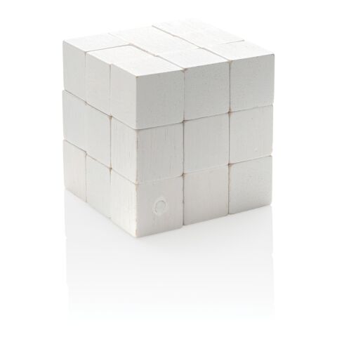 Hjärngymnastik FSC® trä vit | Inget reklamtryck | Inte tillgängligt | Inte tillgängligt