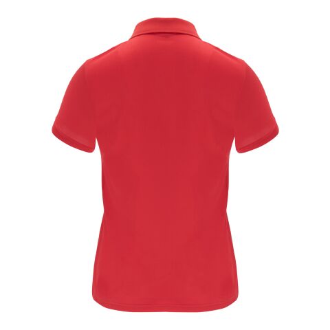 Monzha kortärmad funktionspikétröja för dam Röd | 2XL