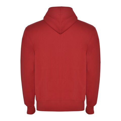 Montblanc unisex hoodie med hellång dragkedja Röd | M