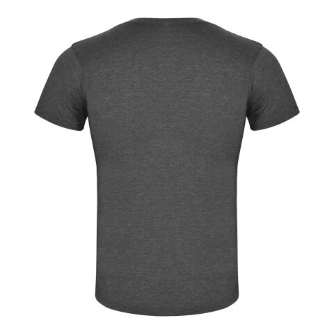 Fox kortärmad T-shirt för herr Svartmelerad | XL