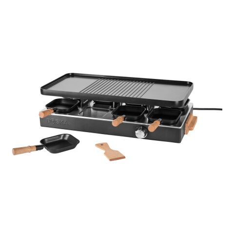 BOSKA Raclette Gourmet Party, 8 pers. (EU typ F) svart