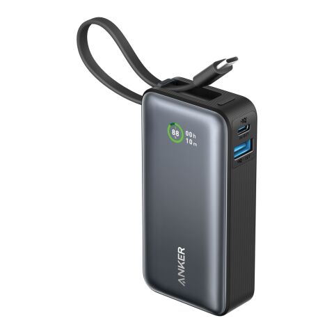 Anker Nano powerbank 30W, inbyggd USB-C kabel svart