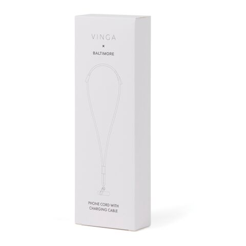 VINGA Baltimore RCS Phone cord With Charging Cable svart | Inget reklamtryck | Inte tillgängligt | Inte tillgängligt