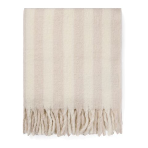 VINGA Lioro GRS wool blend pläd beige