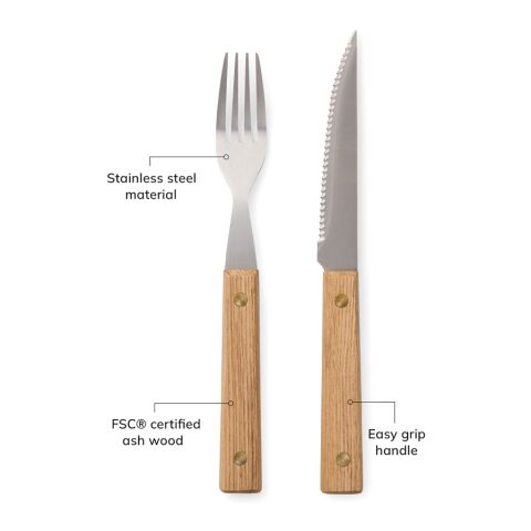 VINGA Paso 8-delars BBQ bestickset brun | Inget reklamtryck | Inte tillgängligt | Inte tillgängligt