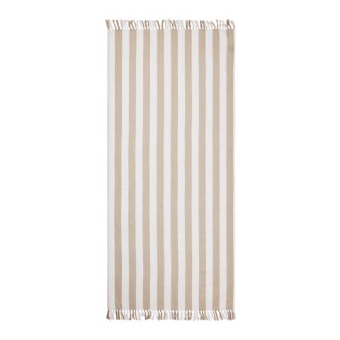VINGA Ornos GRS hamam-handduk beige-vit | Inget reklamtryck | Inte tillgängligt | Inte tillgängligt | Inte tillgängligt