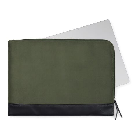 "VINGA Marlow RCS återvunnen polyester 16"" laptopfodral" grön-svart