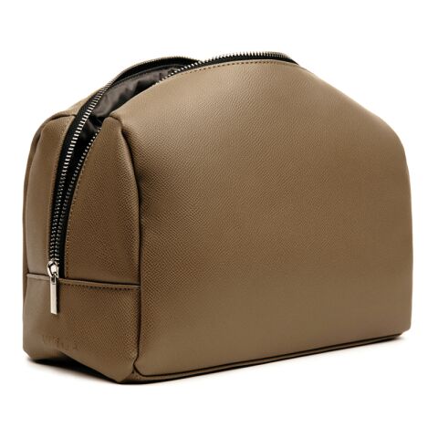 VINGA Bermond RCS återvunnet PU necessär brun | Inget reklamtryck | Inte tillgängligt | Inte tillgängligt