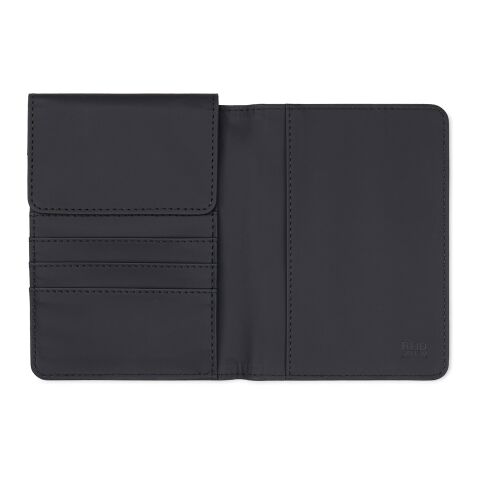 VINGA Baltimore RCS återvunnen polyester RFID passfodral svart | Inget reklamtryck | Inte tillgängligt | Inte tillgängligt