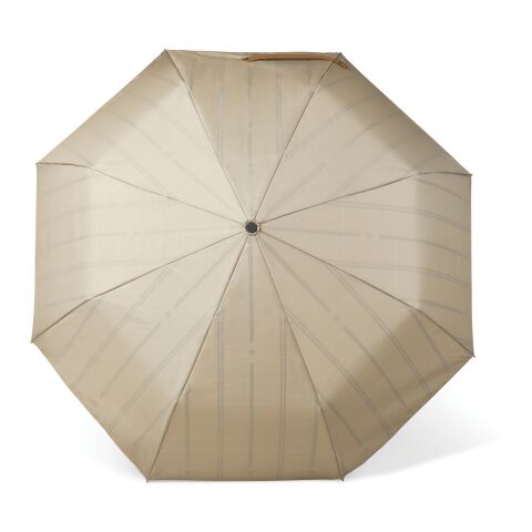 &quot;VINGA Bosler AWARE™ återvunnet PET 21&quot;&quot; hopfällbart paraply brun | Inget reklamtryck | Inte tillgängligt | Inte tillgängligt