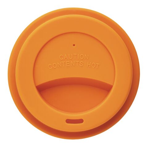 PLA-kaffemugg orange-vit | Inget reklamtryck | Inte tillgängligt | Inte tillgängligt